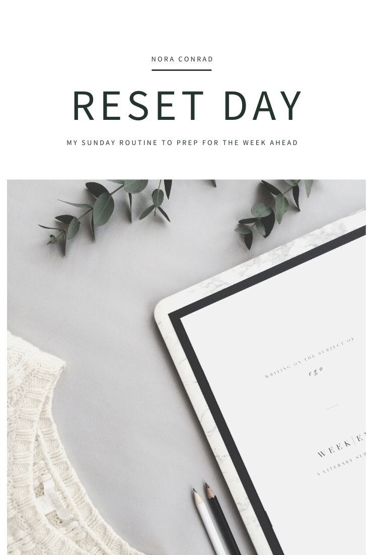 “Reset Day” tasks to start your week off on the right foot