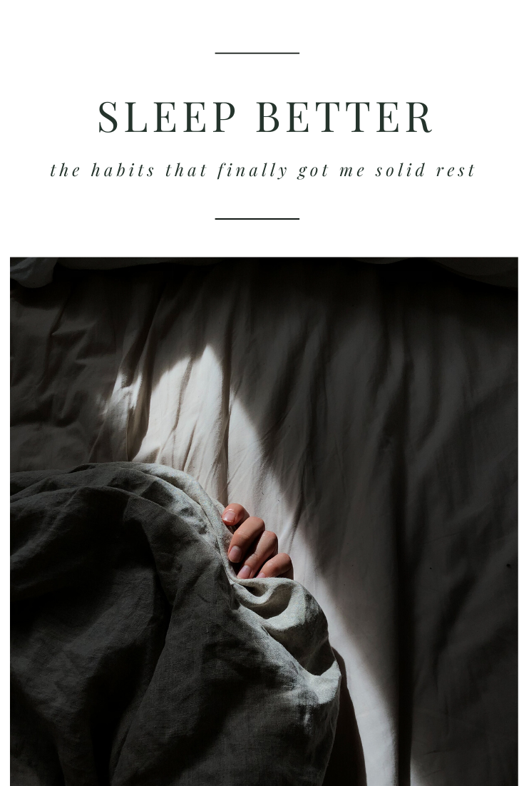 Getting better sleep… finally