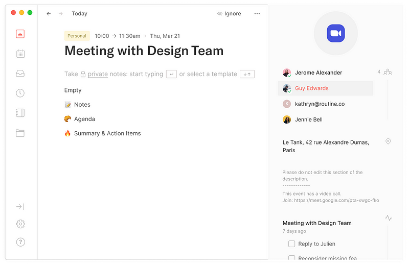 Routine.co — a promising planner app