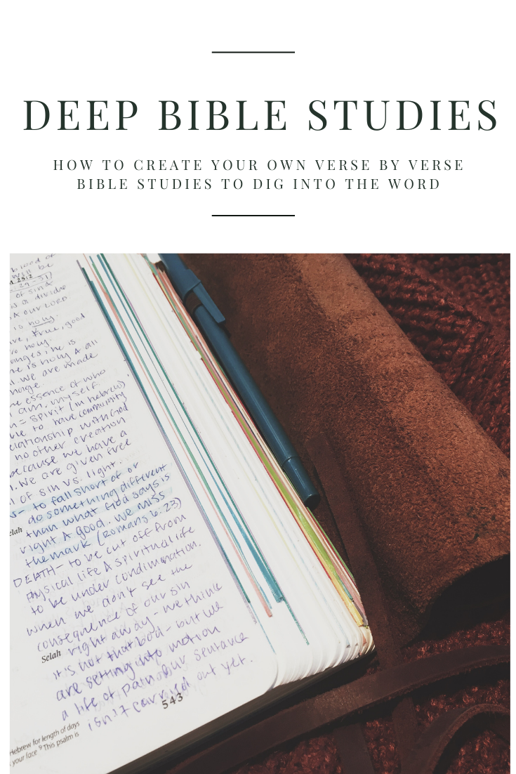 How to Create Your Own Verse-by-Verse Bible Study