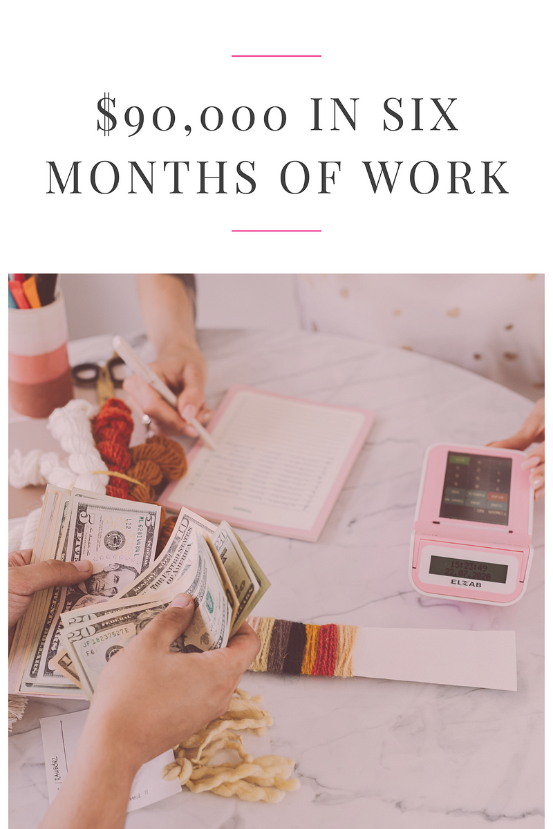 $90,000 In Side Hustle Income