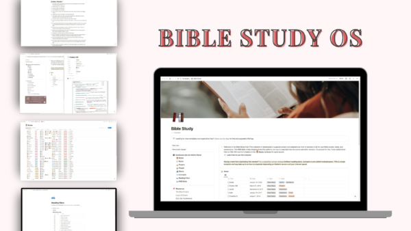 Bible Study OS - Notion Template